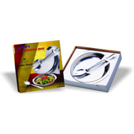 Conjunto para Salada 2 peças Madefer Inox – 1-676