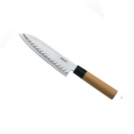 Faca Santoku Samurai para Peixe e Legumes Chef 6.6" em Aço Inox Brinox - 2504/307