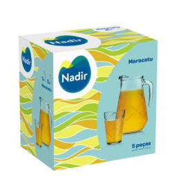 Conjunto de Copos + Jarra para Refresco Nadir - Maracatu