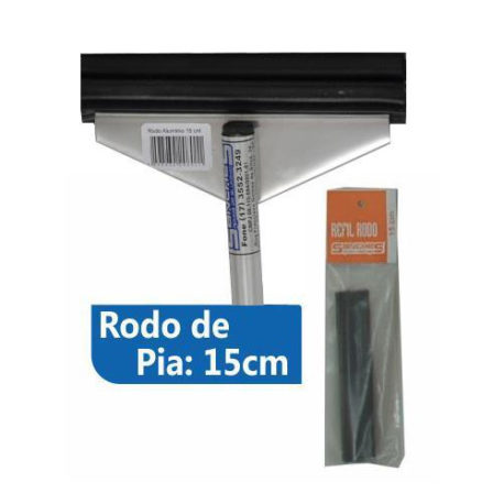 Rodo de Alumínio 15cm Sanches - RS015